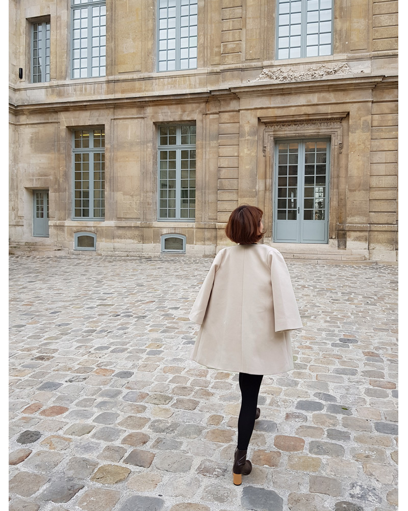 ♥Love in PARIS♥ポケットファーノーカラーコート・全3色 | DHOLIC | 詳細画像30
