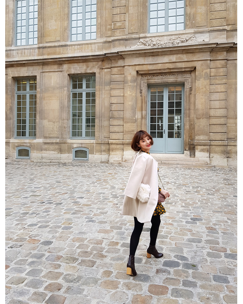 ♥Love in PARIS♥ポケットファーノーカラーコート・全3色 | DHOLIC | 詳細画像31