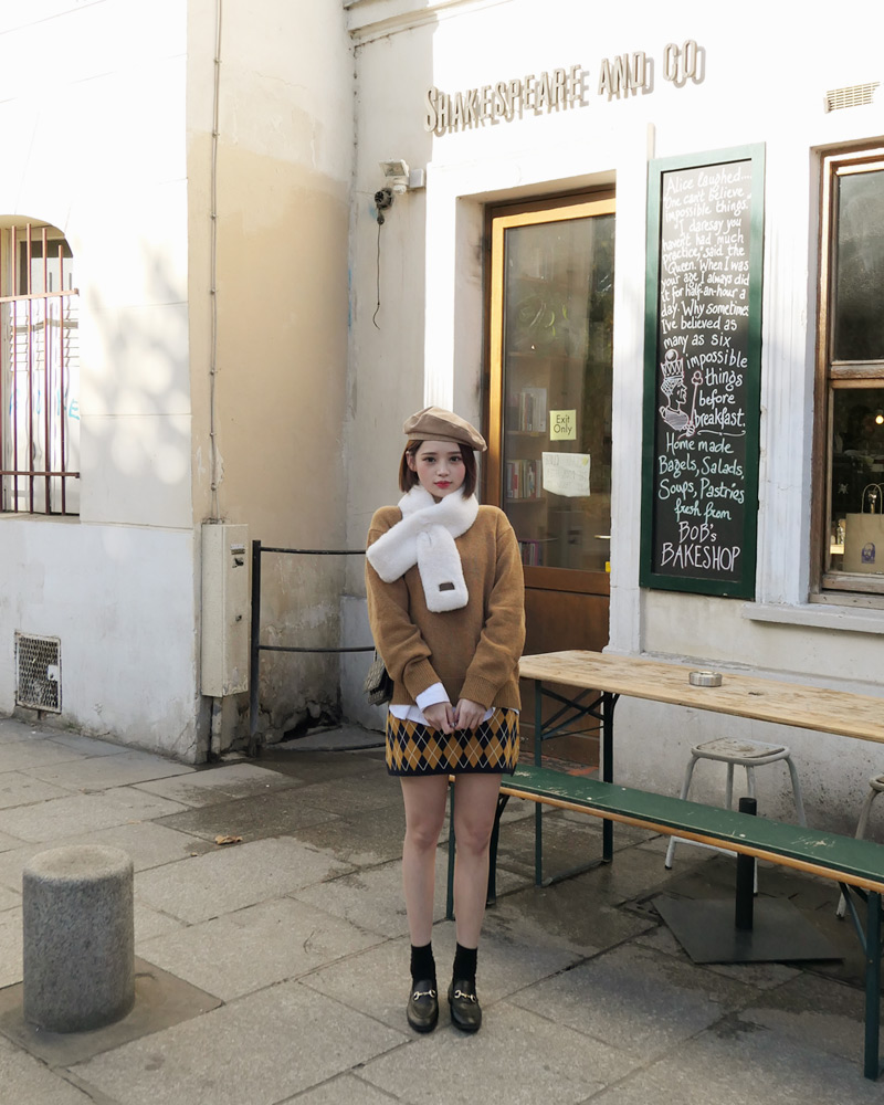 ♥Love in PARIS♥アーガイルニットミニスカート・全2色 | DHOLIC | 詳細画像16