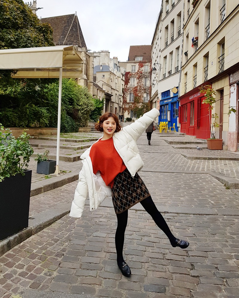 ♥Love in PARIS♥アーガイルニットミニスカート・全2色 | DHOLIC | 詳細画像23