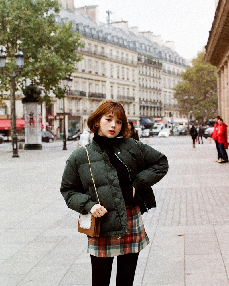 ♥Love in PARIS♥ウール混チェックミニスカート・全2色 | DHOLIC | 詳細画像10