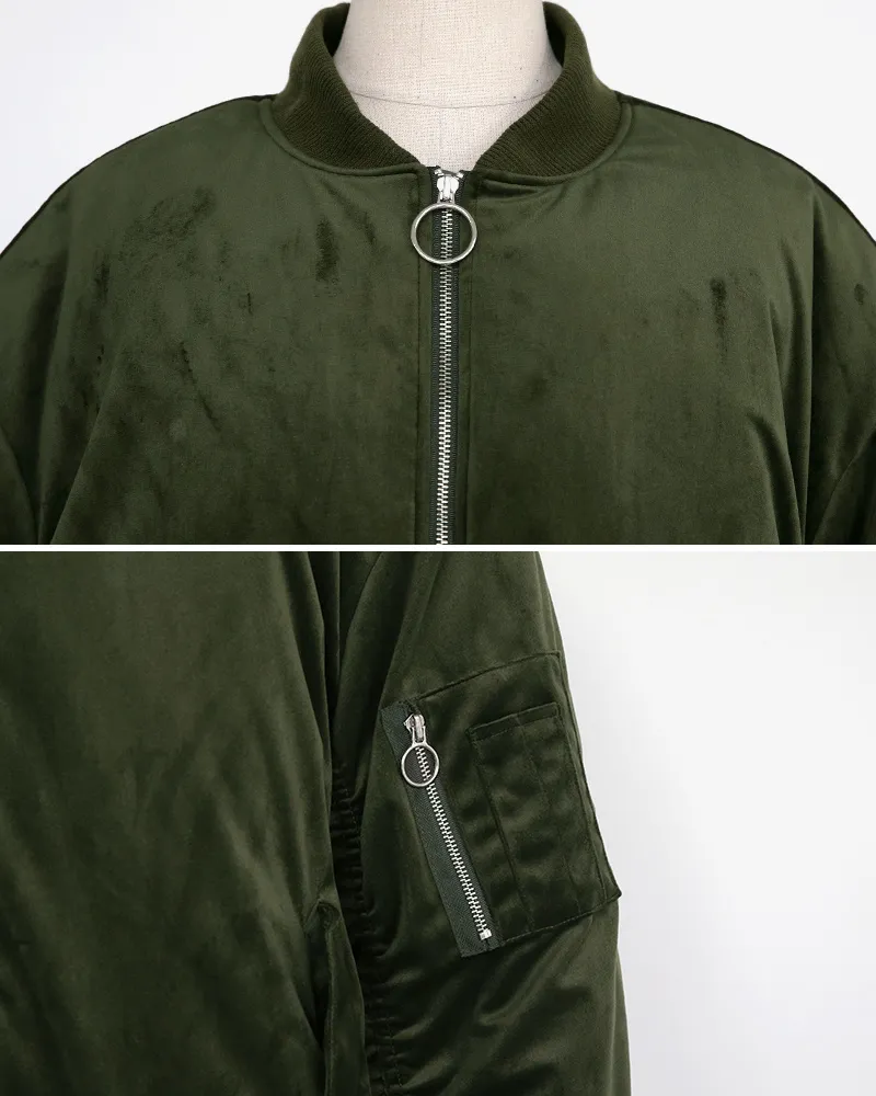 リングジップベロアMA-1ジャケット・全2色 | 詳細画像19