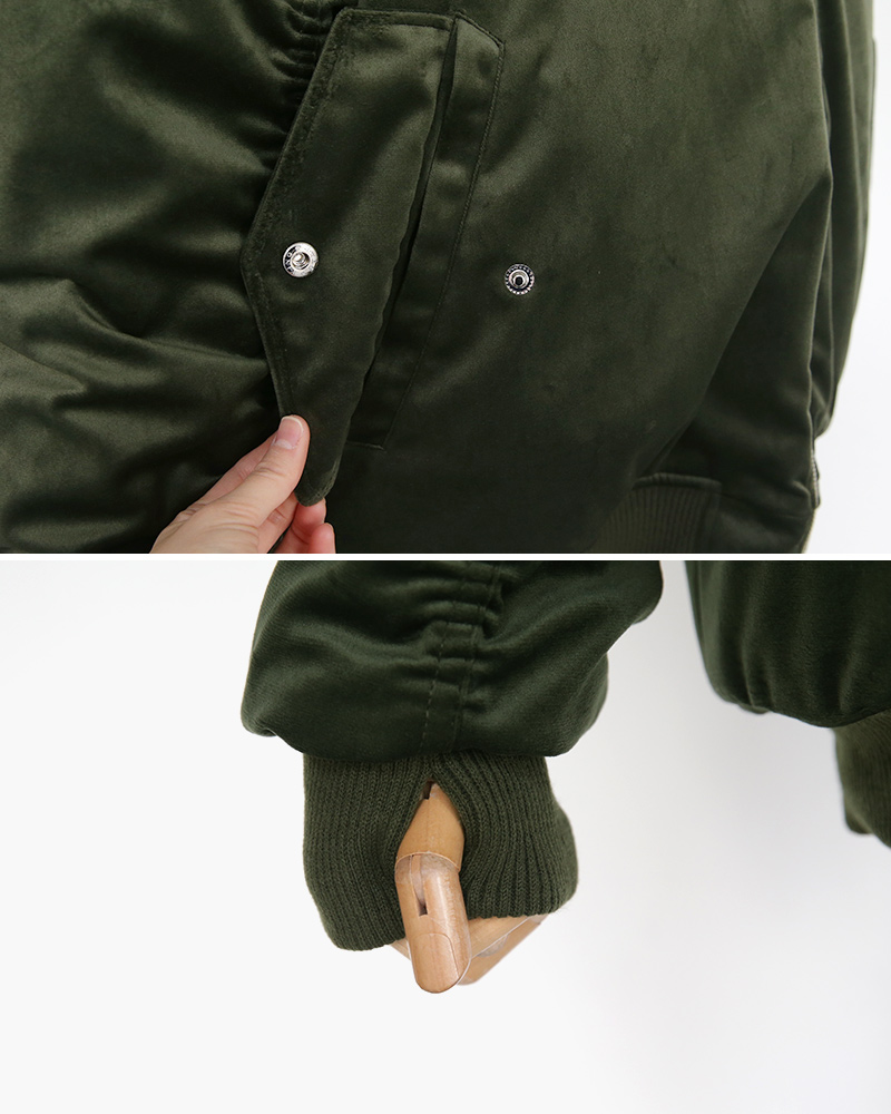 リングジップベロアMA-1ジャケット・全2色 | 詳細画像20