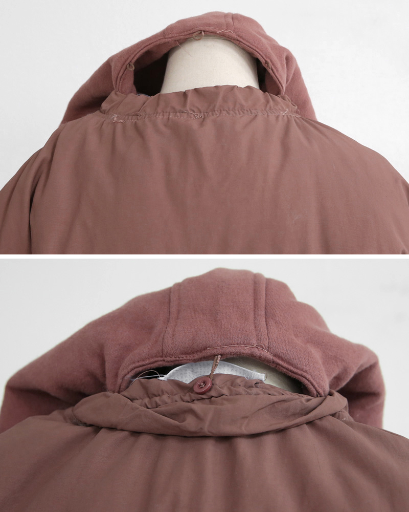 フードレイヤード中綿ロングジャケット・全2色 | DHOLIC | 詳細画像28