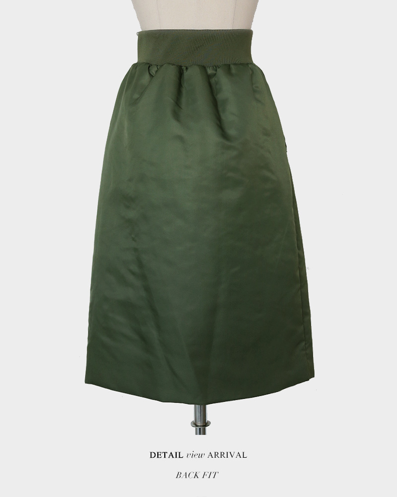 中綿フロントジップボタンスカート・全2色 | DHOLIC | 詳細画像35