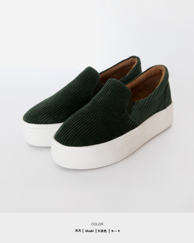 <font color=red><b>雑誌掲載商品○</b></font>プラットフォームコーデュロイスリッポン・全3色 | DHOLIC | 詳細画像19