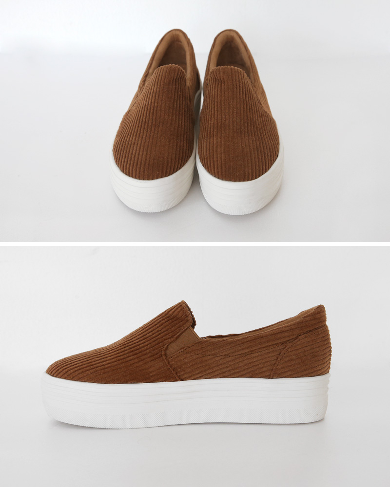 <font color=red><b>雑誌掲載商品○</b></font>プラットフォームコーデュロイスリッポン・全3色 | DHOLIC | 詳細画像21
