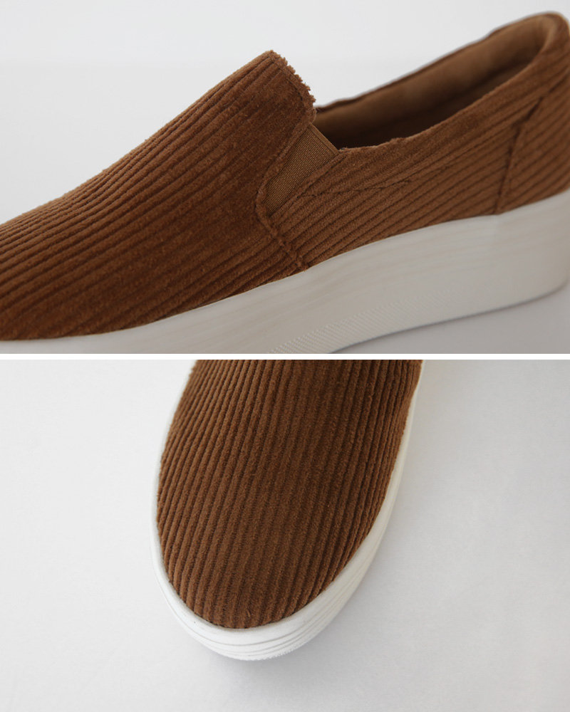 <font color=red><b>雑誌掲載商品○</b></font>プラットフォームコーデュロイスリッポン・全3色 | DHOLIC | 詳細画像22