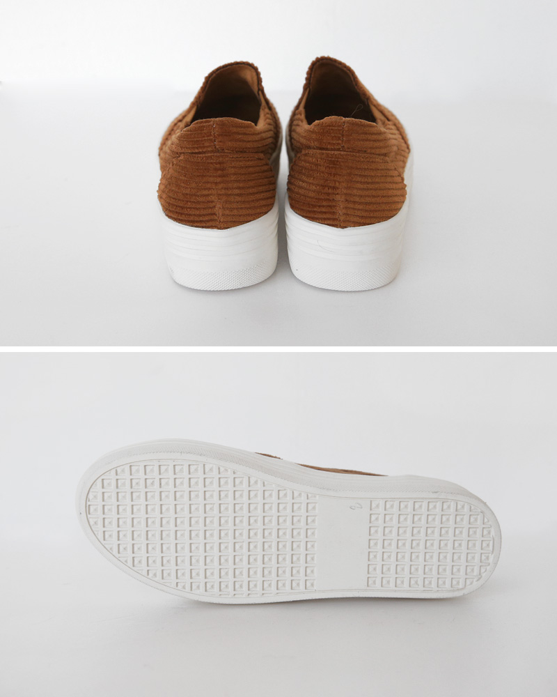 <font color=red><b>雑誌掲載商品○</b></font>プラットフォームコーデュロイスリッポン・全3色 | DHOLIC | 詳細画像23