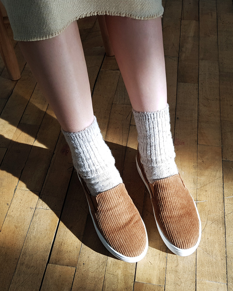 <font color=red><b>雑誌掲載商品○</b></font>プラットフォームコーデュロイスリッポン・全3色 | DHOLIC | 詳細画像4