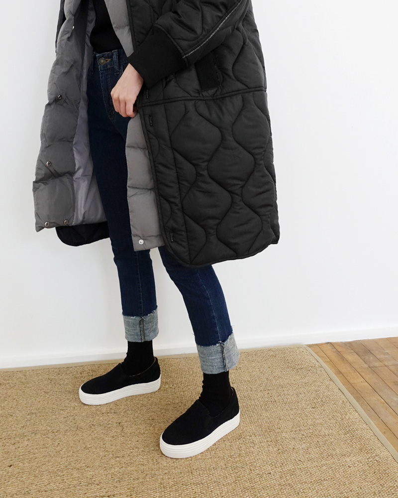 <font color=red><b>雑誌掲載商品○</b></font>プラットフォームコーデュロイスリッポン・全3色 | DHOLIC | 詳細画像14