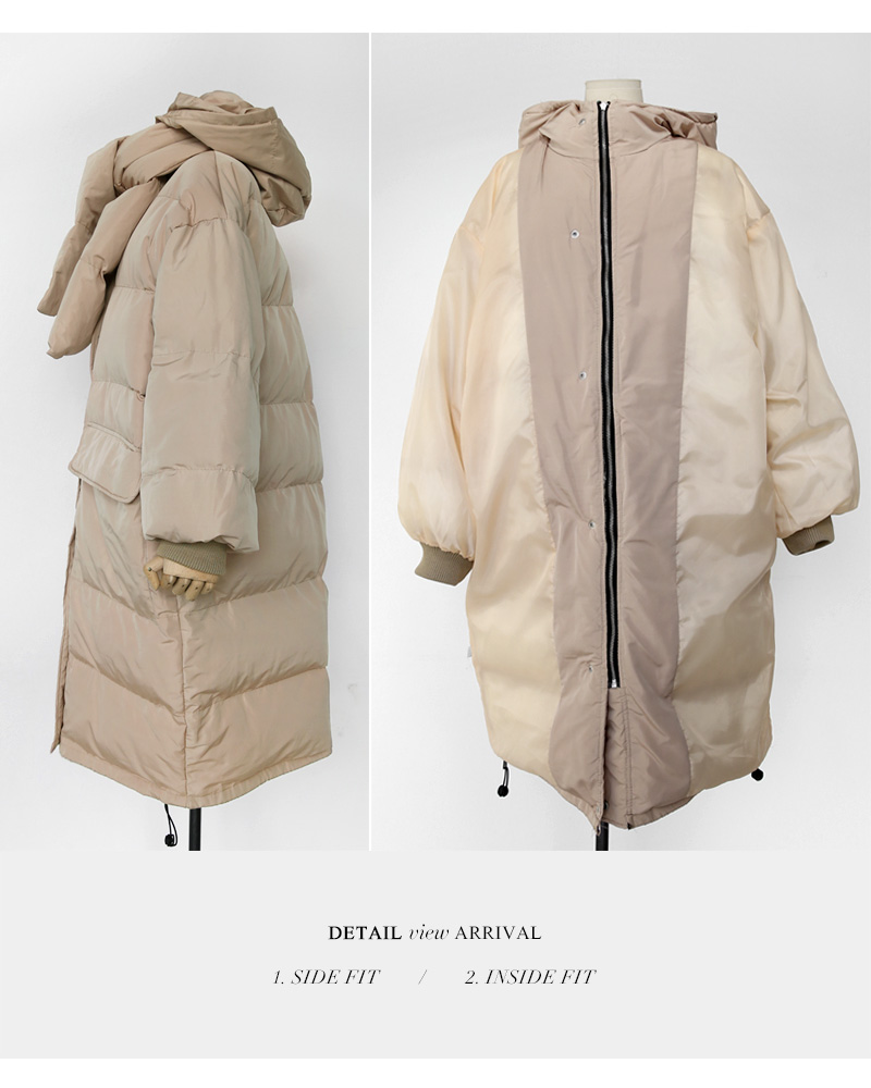 マフラーSET中綿フードジャケット・全2色 | DHOLIC | 詳細画像25