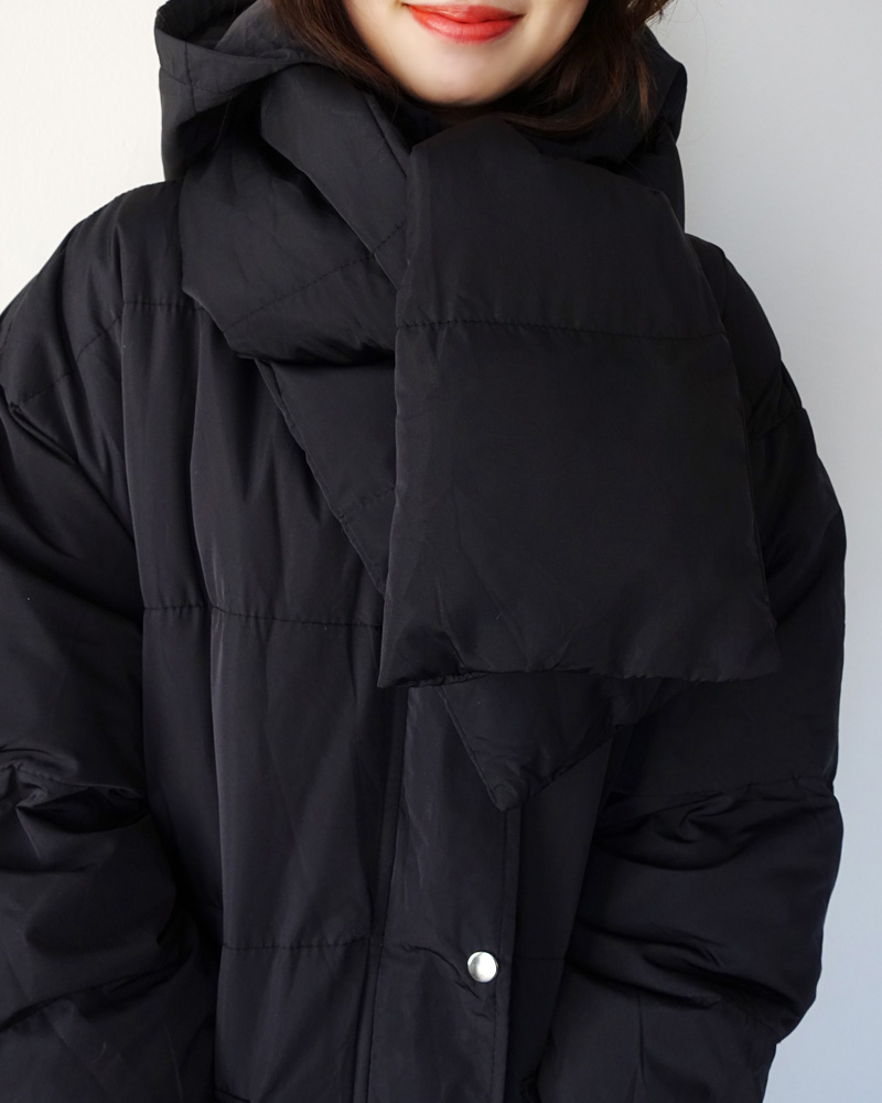 マフラーSET中綿フードジャケット・全2色 | DHOLIC | 詳細画像11