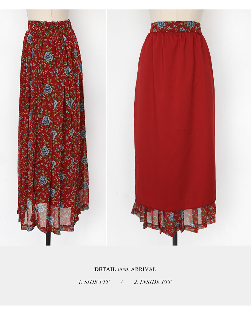 フローラルプリーツスカート・全3色 | DHOLIC | 詳細画像28