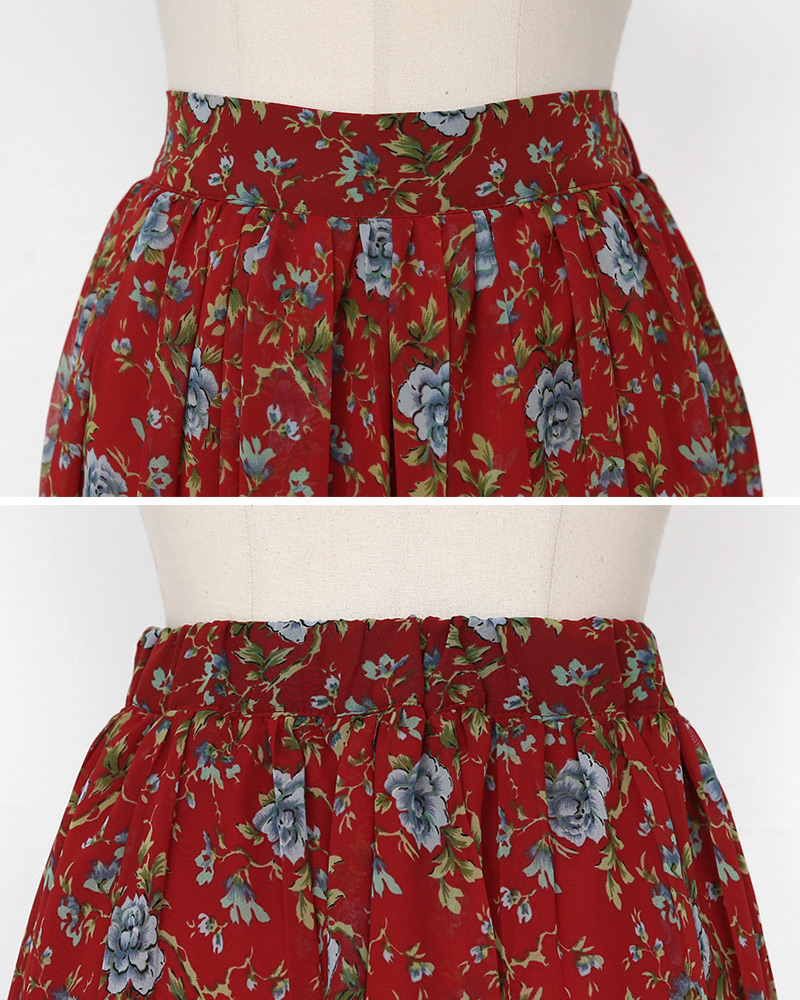 フローラルプリーツスカート・全3色 | DHOLIC | 詳細画像29