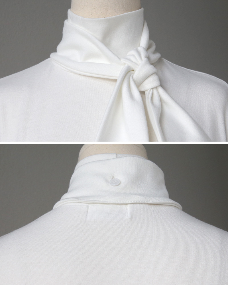 スカーフSETタートルネックTシャツ・全2色 | DHOLIC PLUS | 詳細画像45