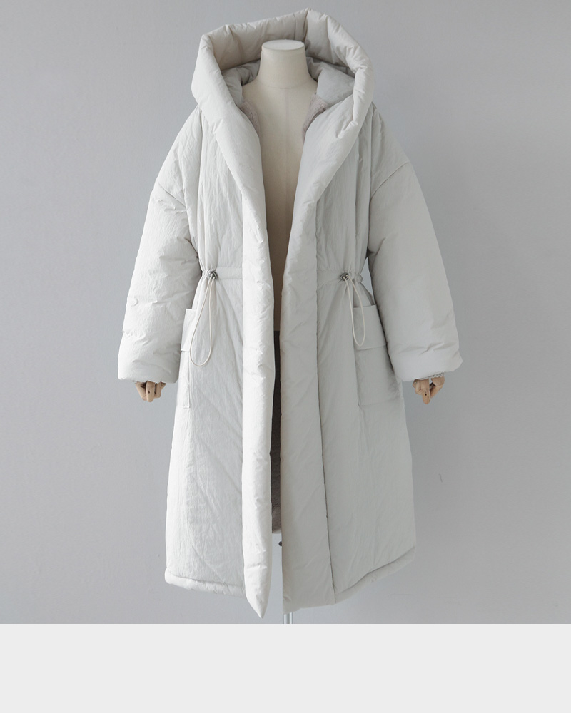 ウエストタイ中綿フードジャケット・全2色 | DHOLIC PLUS | 詳細画像25
