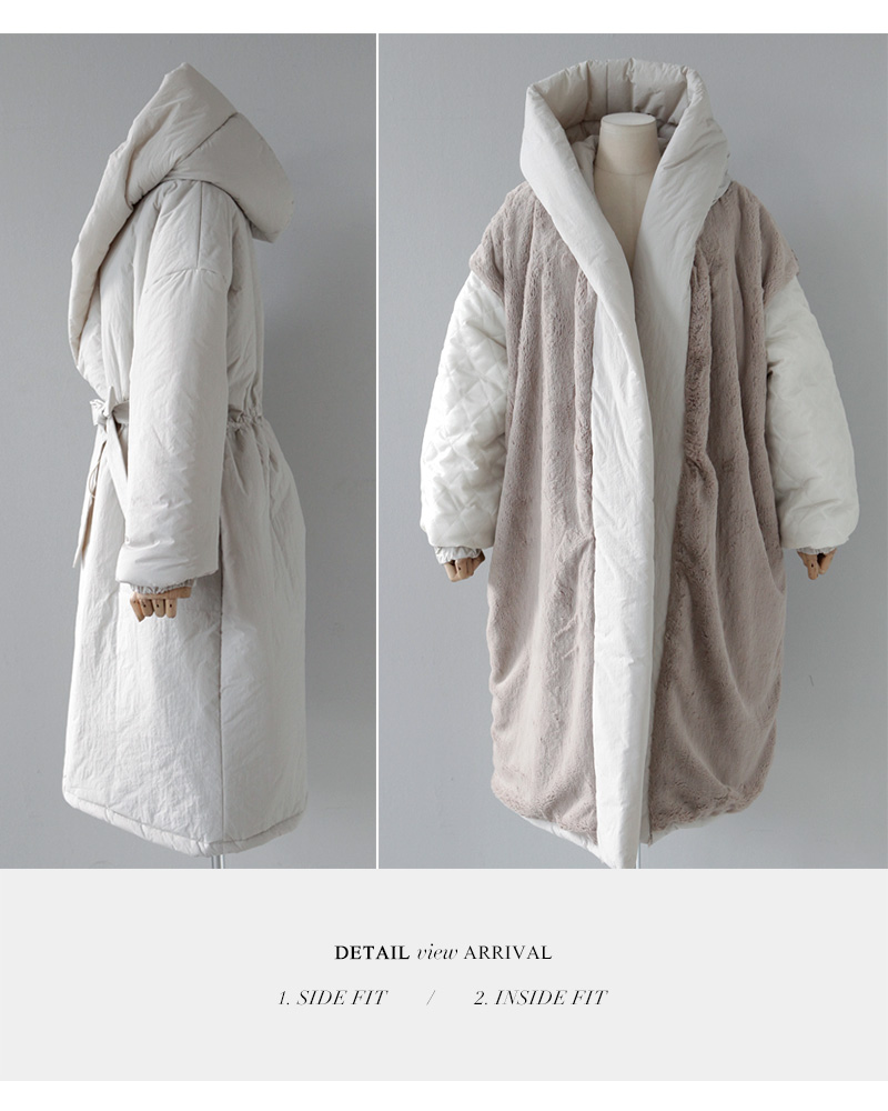 ウエストタイ中綿フードジャケット・全2色 | DHOLIC PLUS | 詳細画像27