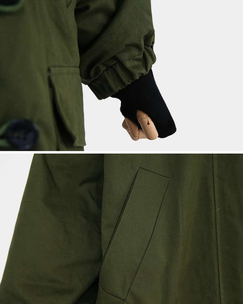 ファーフードダウンジャケット&キルティングジャケットSET・全2色 | DHOLIC | 詳細画像44