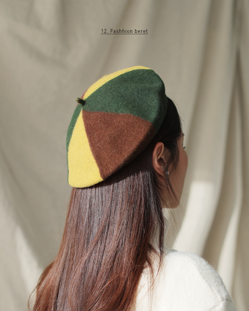 カラフルウールベレー帽・全4色 | DHOLIC | 詳細画像8