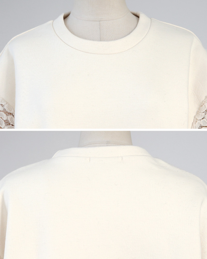 フラワーレーススリーブTシャツ・全2色 | DHOLIC PLUS | 詳細画像32