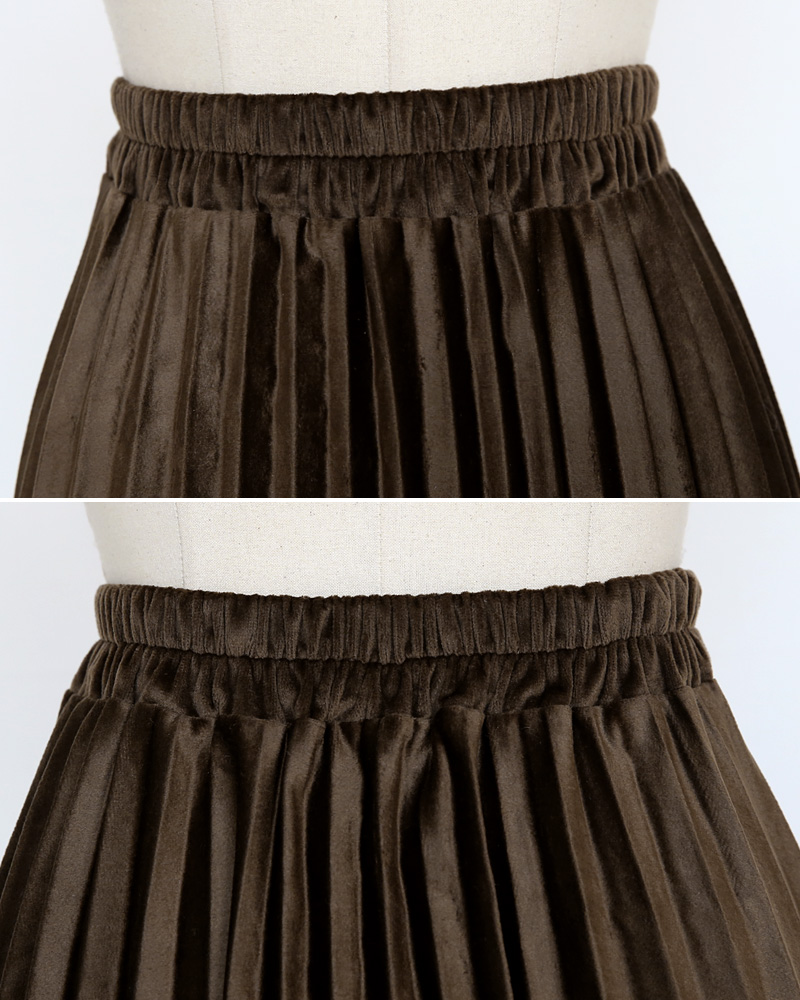 コントラストプリーツスカート・全2色 | DHOLIC PLUS | 詳細画像27