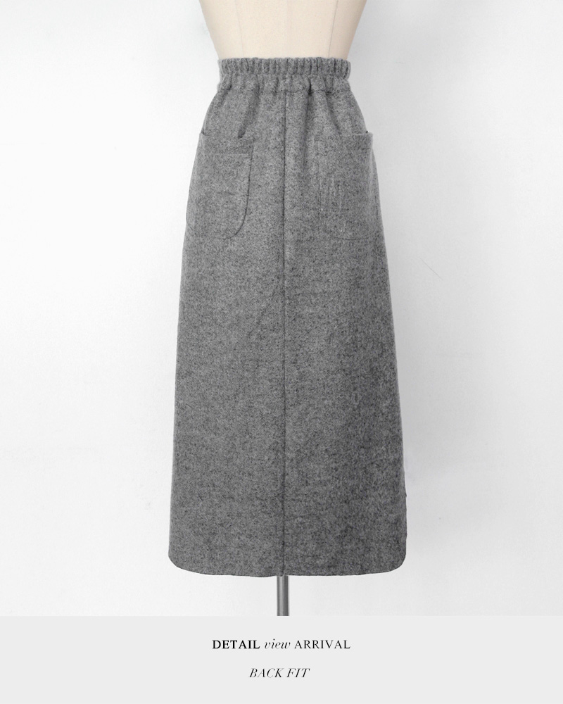 ウール混スリットスカート・全3色 | DHOLIC PLUS | 詳細画像25