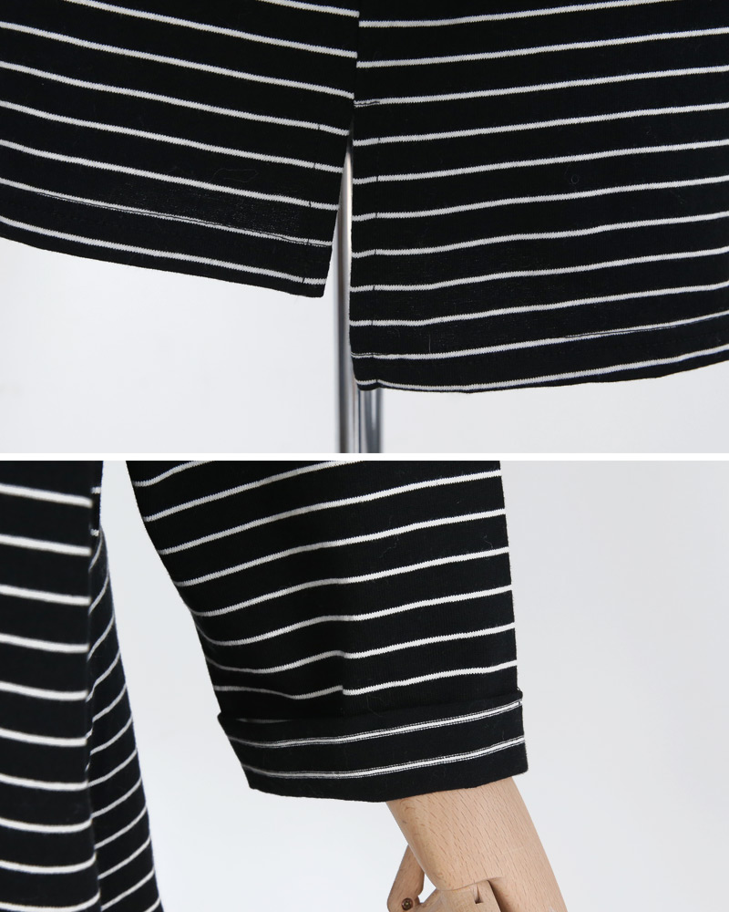 アンバランスヘムボーダーTシャツ・全3色 | DHOLIC | 詳細画像54