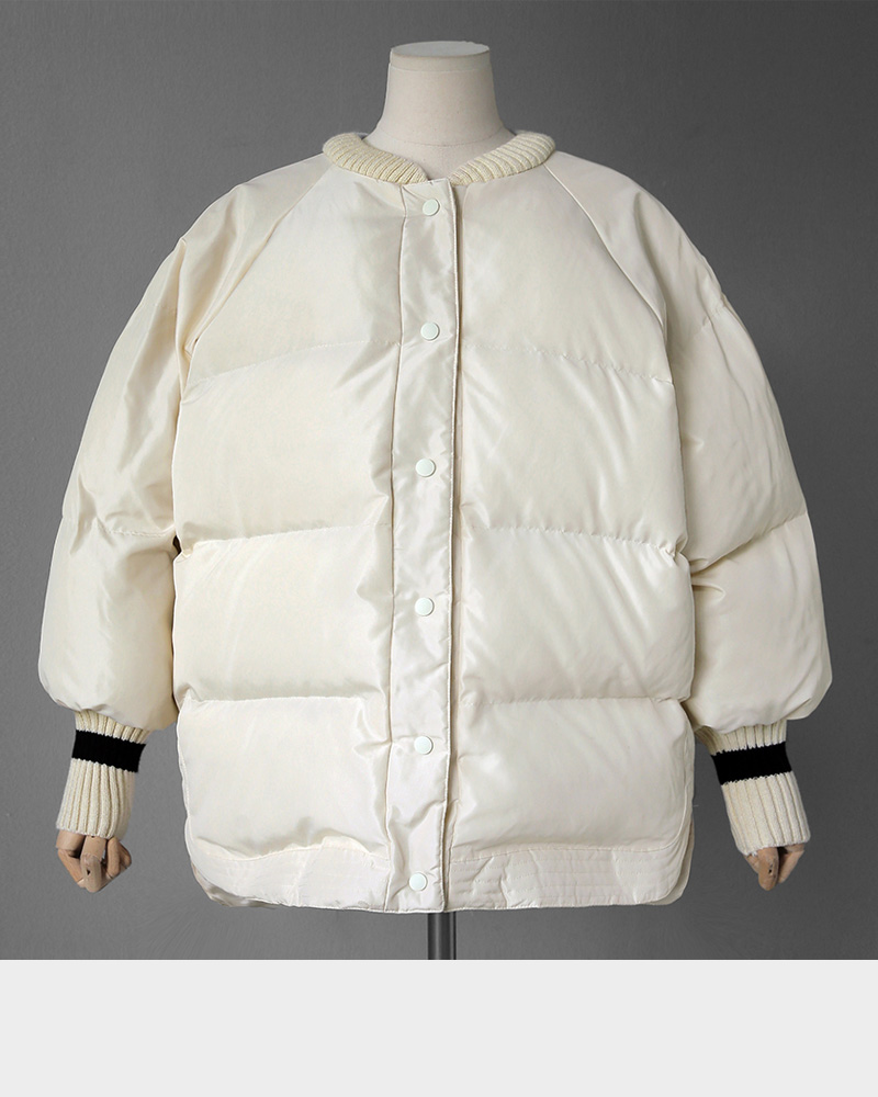 スヌードSET中綿ショートジャケット・全2色 | DHOLIC | 詳細画像28