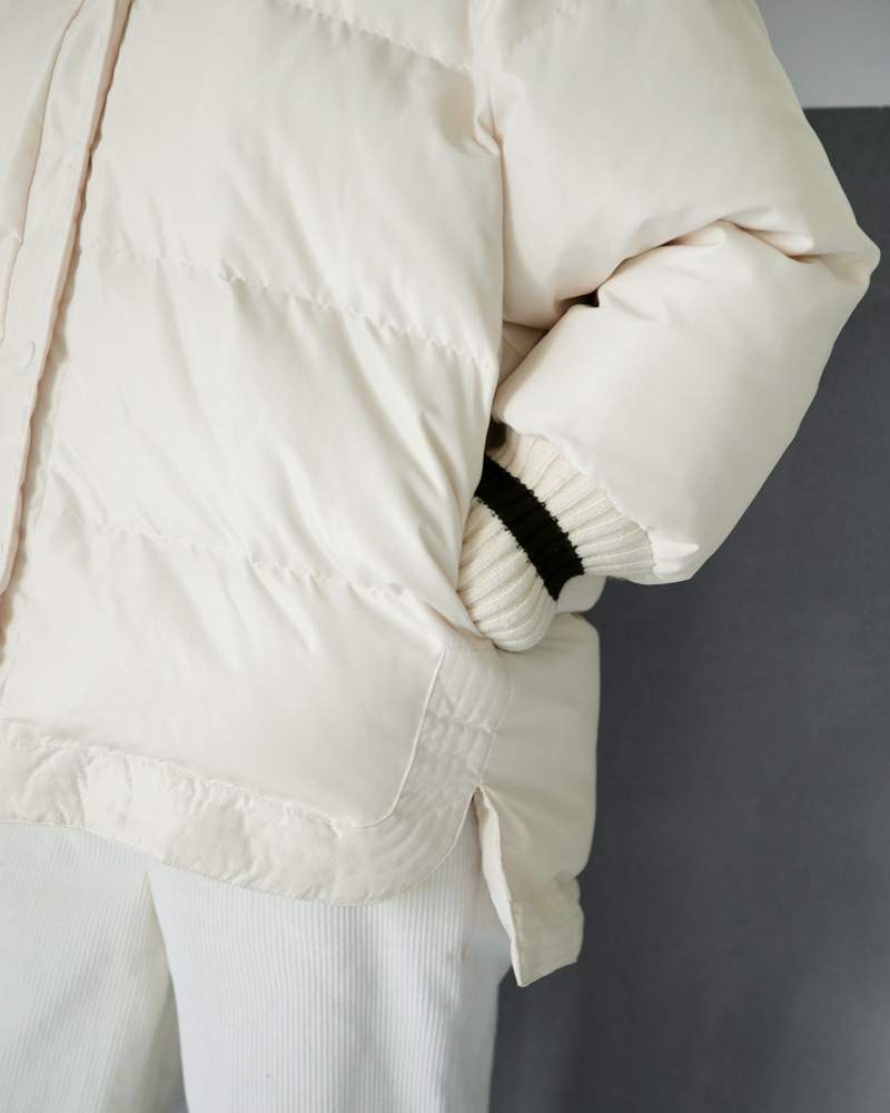 スヌードSET中綿ショートジャケット・全2色 | DHOLIC | 詳細画像4
