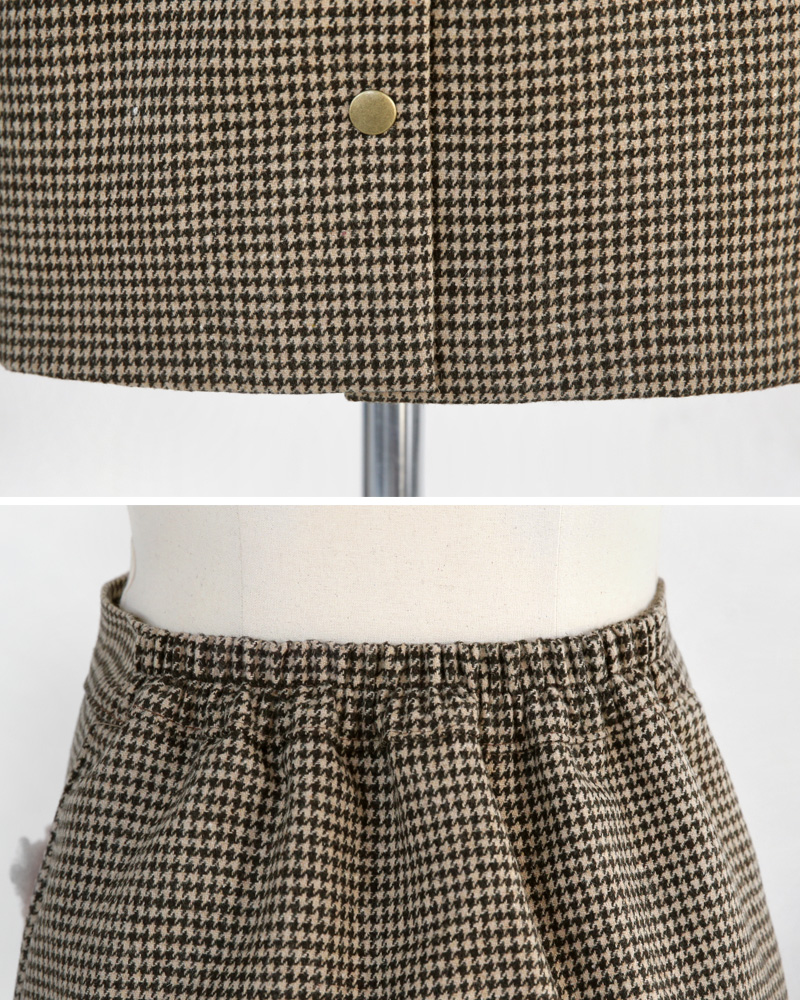 ボアポケットチェックボタンスカート・全2色 | DHOLIC | 詳細画像21