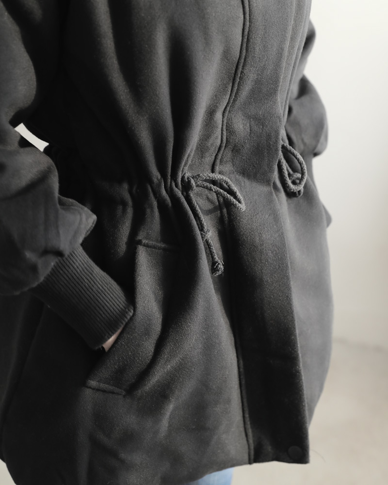 ファーフードウエストストリングジャケット・全4色 | DHOLIC | 詳細画像14