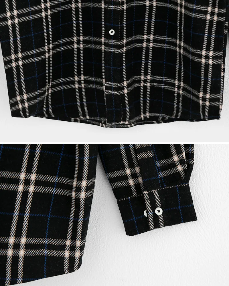 ウールブレンドワンポケットシャツ・全2色 | 詳細画像23