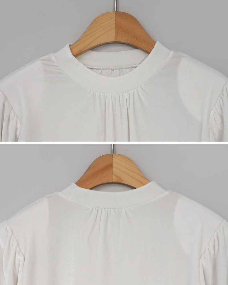 ベロアギャザーTシャツ・全2色 | DHOLIC | 詳細画像27