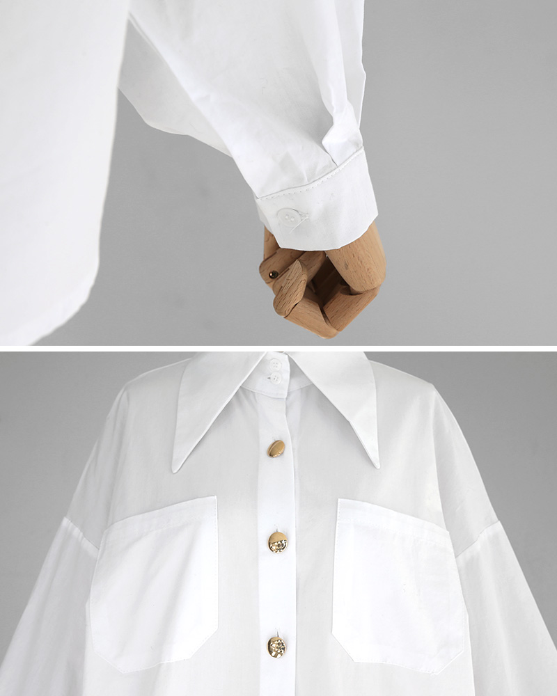 パフスリーブバリモアカラーシャツ・全2色 | DHOLIC | 詳細画像21