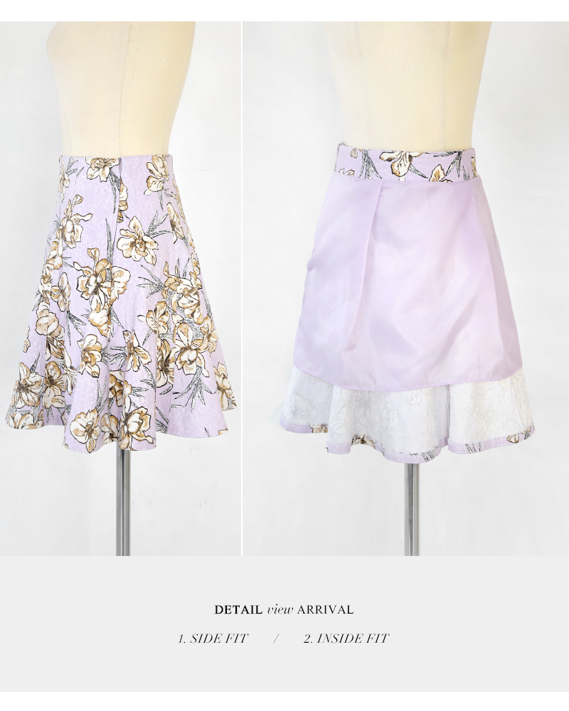 フラワーフレアミニスカート・全2色 | DHOLIC | 詳細画像19