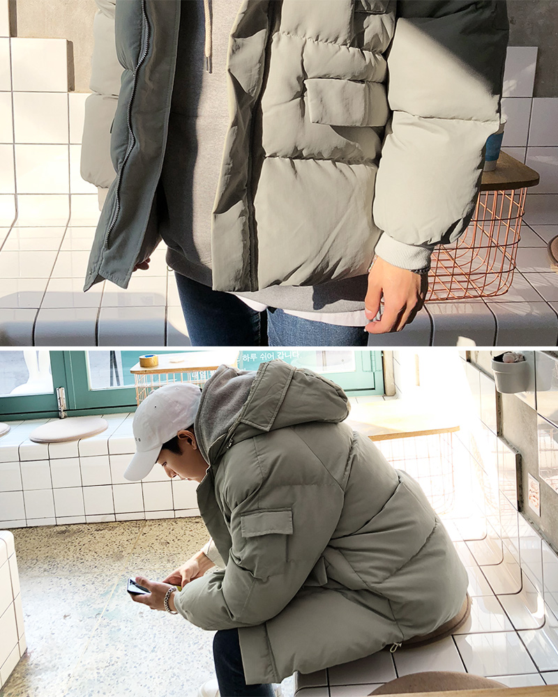中綿ショートフードジャケット・全2色 | 詳細画像9
