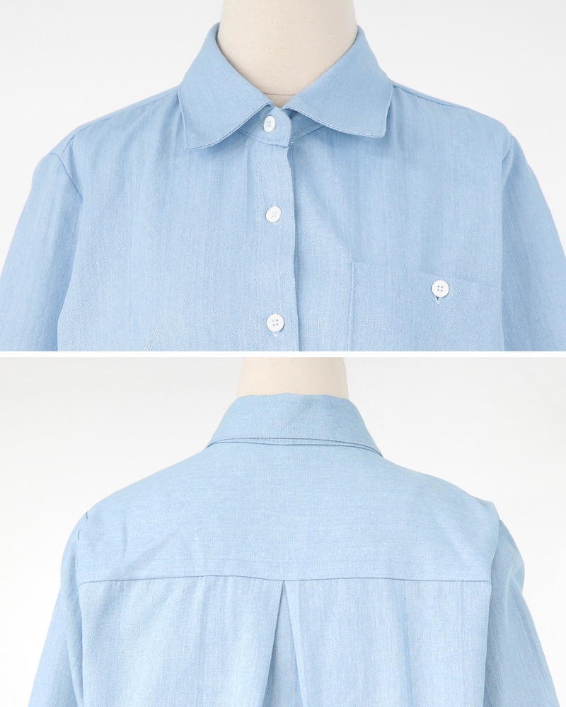 ワンポケットデニムシャツ・全2色 | DHOLIC | 詳細画像36