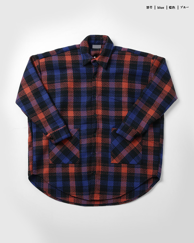 チェックパターンシャツジャケット・全3色 | 詳細画像31