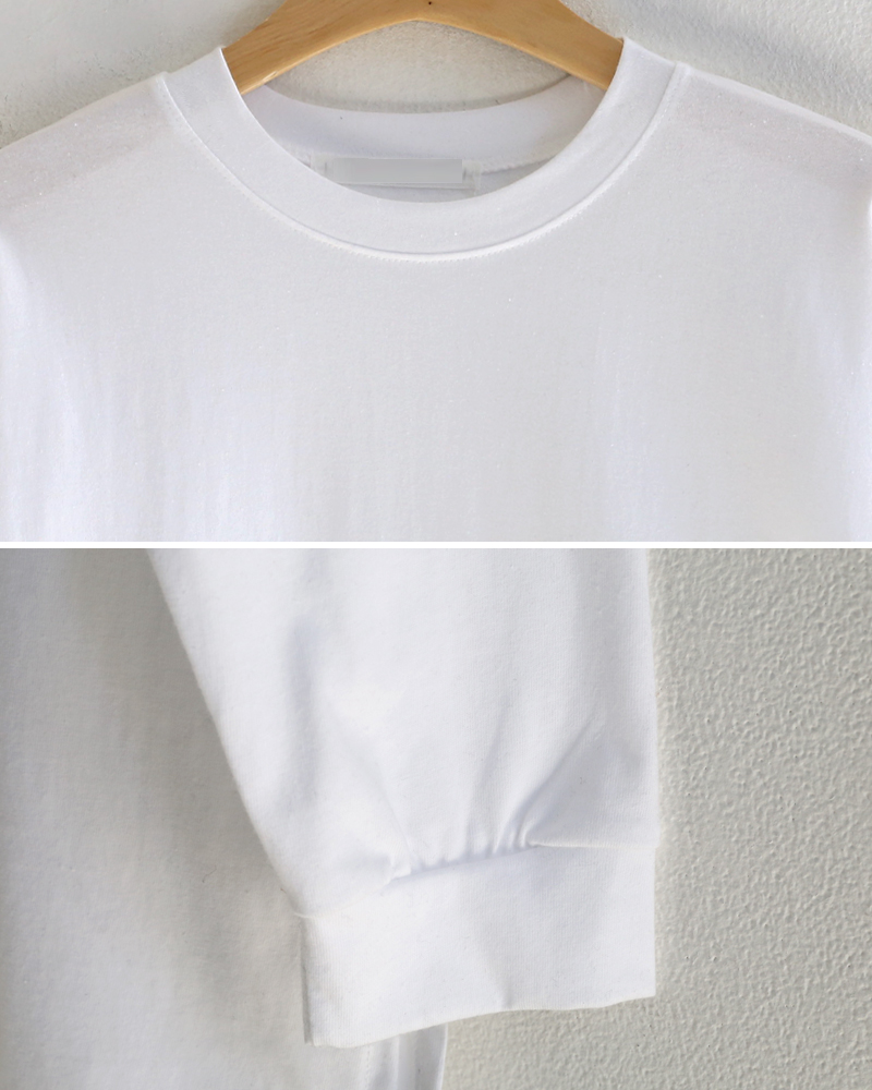 スリットヘムラウンドネックTシャツ・全2色 | 詳細画像28