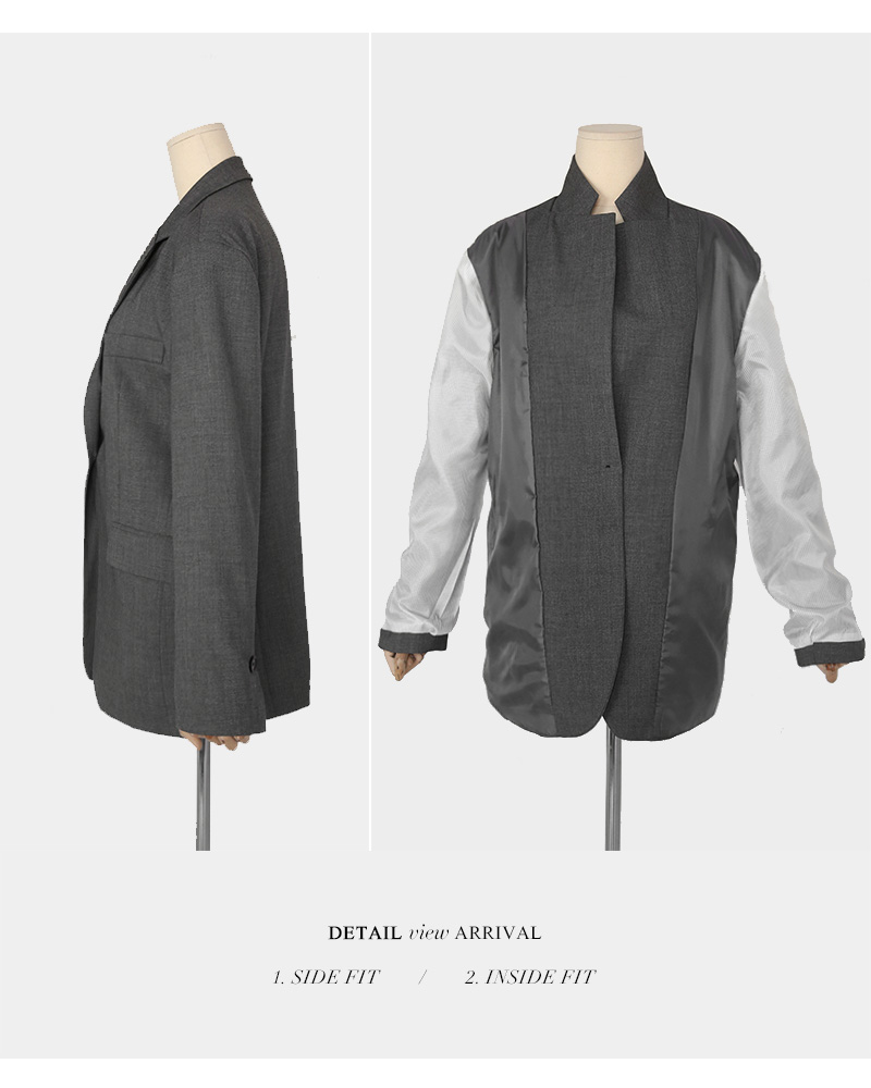 シングルオーバージャケット&ミニタイトスカートSET・全2色 | DHOLIC | 詳細画像36