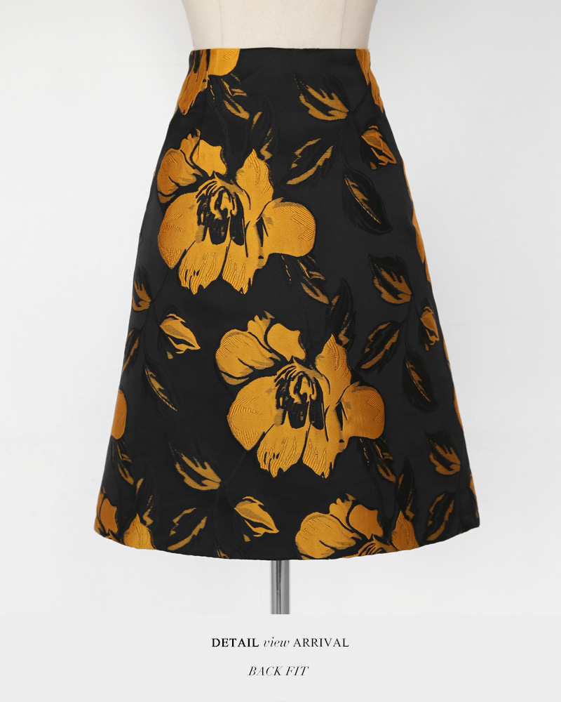 ビッグフラワー刺繍スカート・全2色 | DHOLIC PLUS | 詳細画像23
