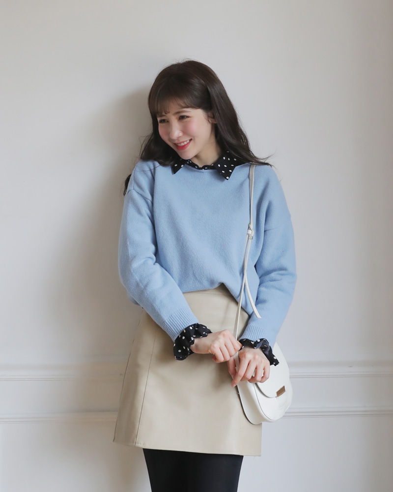 <font color=red><b>雑誌掲載商品○</b></font>シャーリングスリーブドットブラウス・全2色 | DHOLIC | 詳細画像23