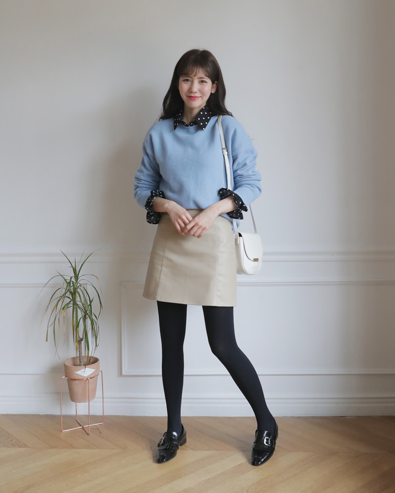 <font color=red><b>雑誌掲載商品○</b></font>シャーリングスリーブドットブラウス・全2色 | DHOLIC | 詳細画像26