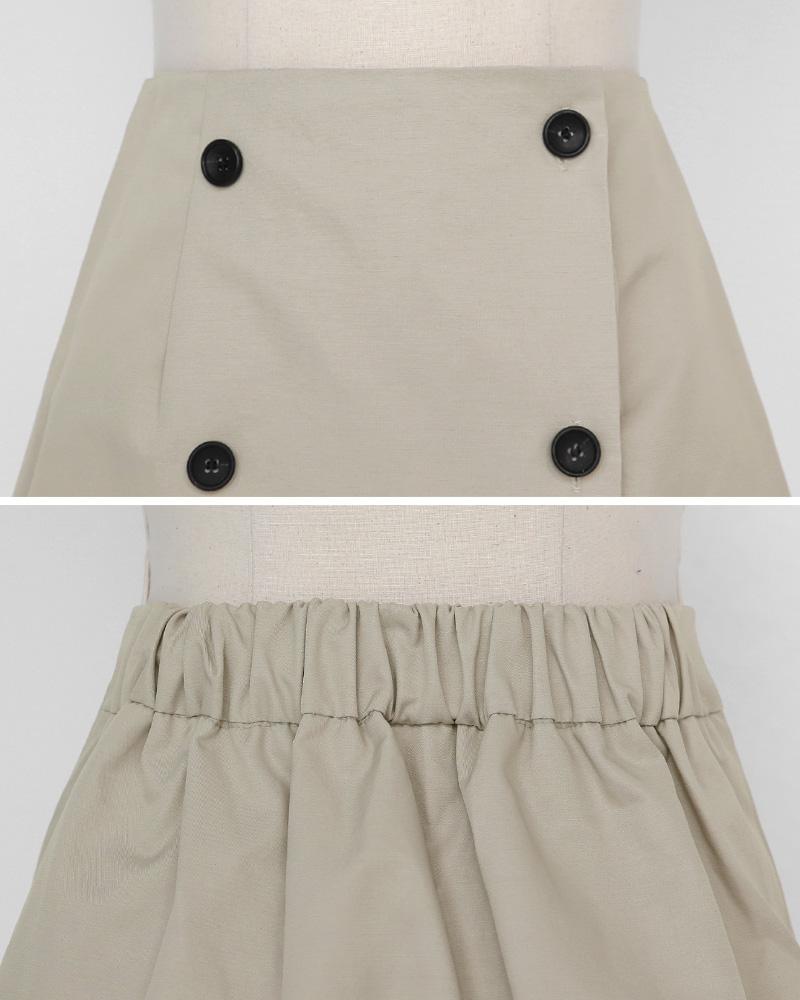 ダブルボタンAラインスカート・全2色 | DHOLIC | 詳細画像17