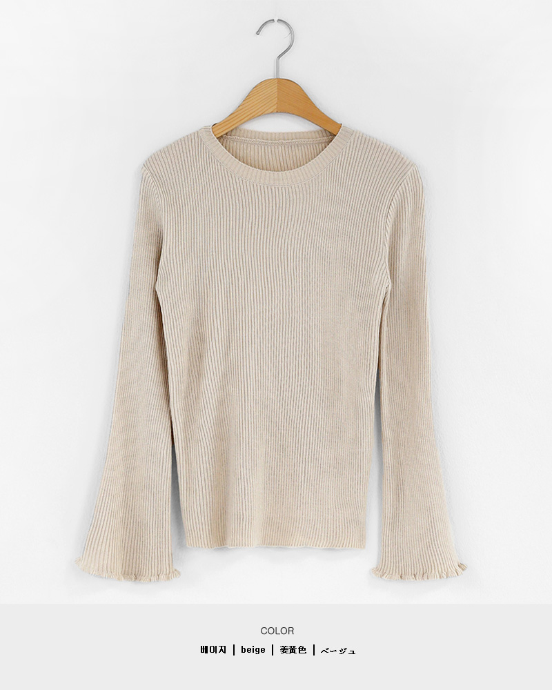 フリルベルスリーブ二ット・全5色 | DHOLIC | 詳細画像37