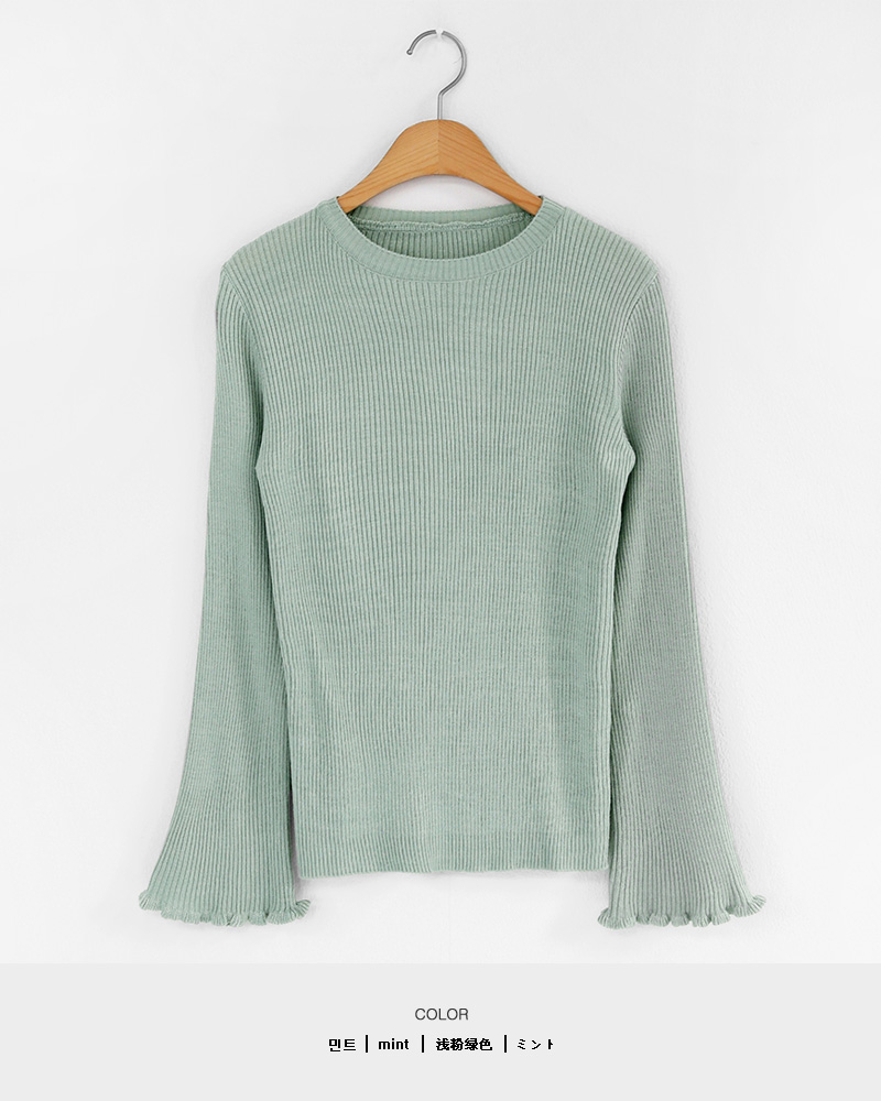 フリルベルスリーブ二ット・全5色 | DHOLIC | 詳細画像41