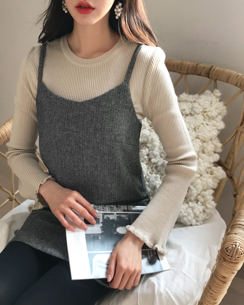 フリルベルスリーブ二ット・全5色 | DHOLIC | 詳細画像20