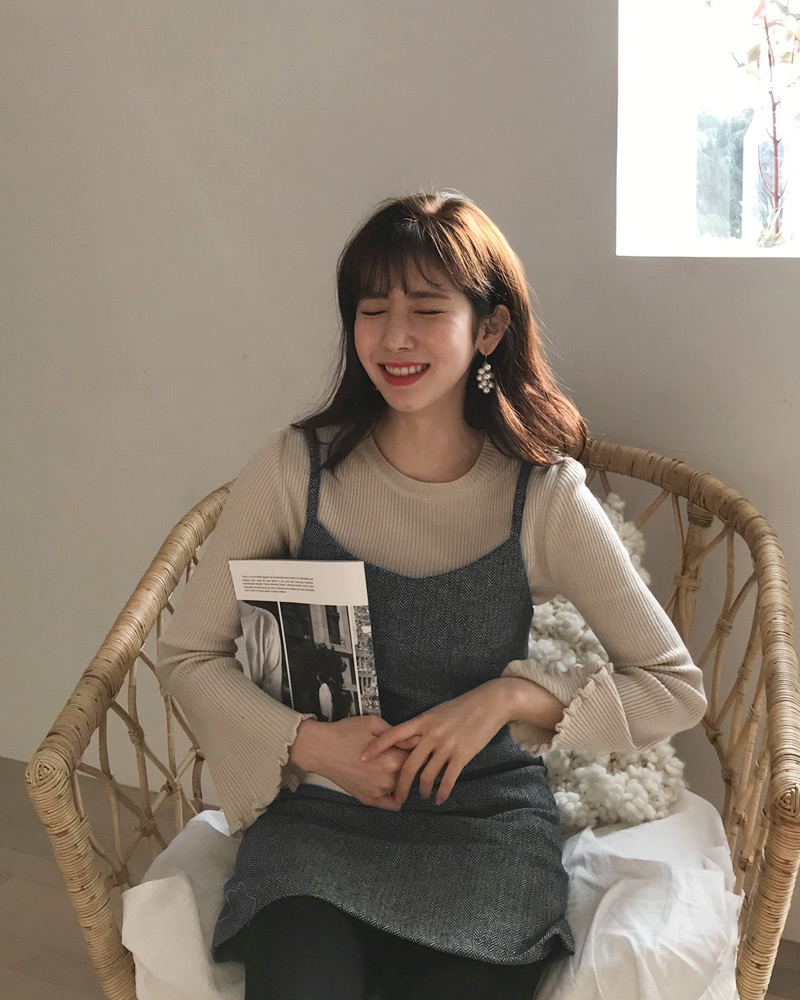 フリルベルスリーブ二ット・全5色 | DHOLIC | 詳細画像28