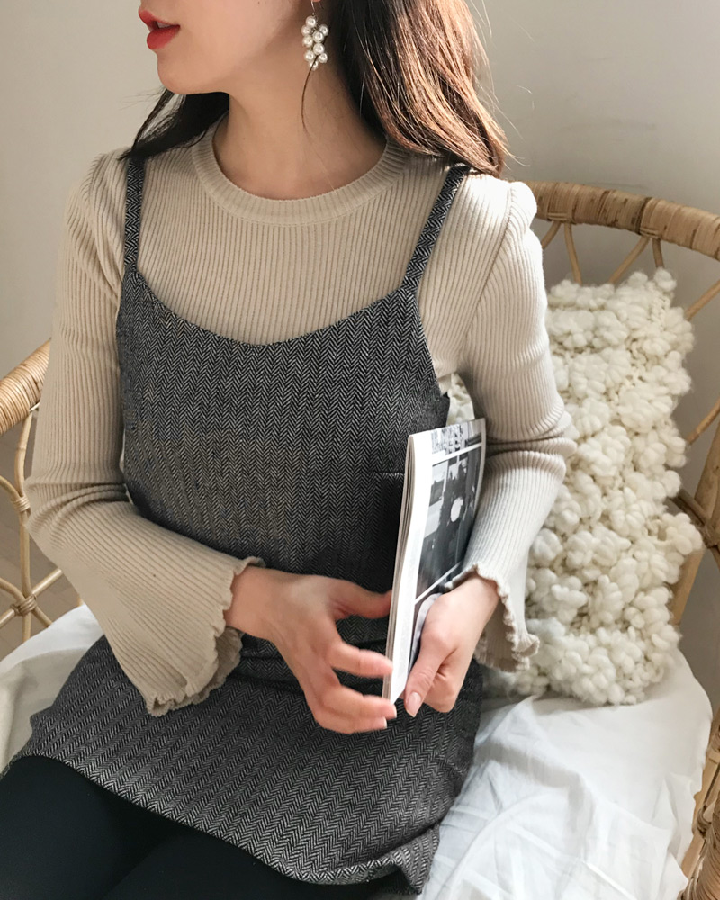 フリルベルスリーブ二ット・全5色 | DHOLIC | 詳細画像34